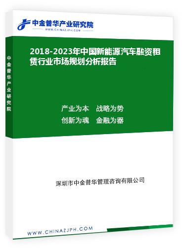 2018-2023年中國新能源汽車融資租賃行業(yè)市場規(guī)劃分析報(bào)告