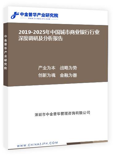 2019-2025年中國城市商業(yè)銀行行業(yè)深度調研及分析報告