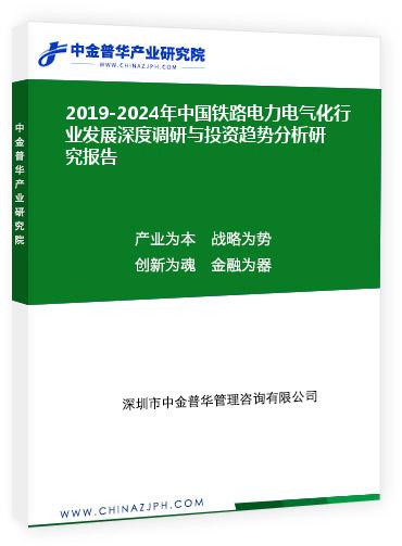 2019-2024年中國鐵路電力電氣化行業(yè)發(fā)展深度調研與投資趨勢分析研究報告